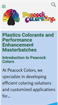 Mobile Screenshot of peacockcolors.com